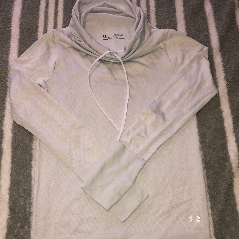 Under Armor Fitted Thumb Hole Workout Hoodie